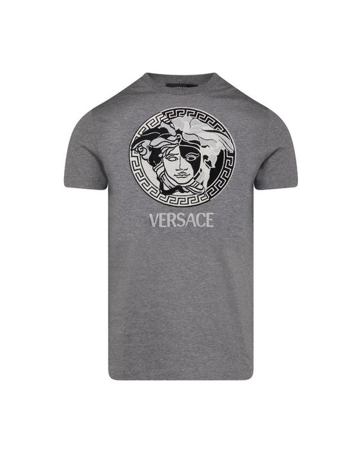 Versace Gray Medusa Sweatshirt for men