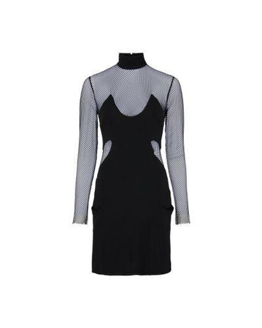 Tom Ford Black Transparent Cut-out Dress