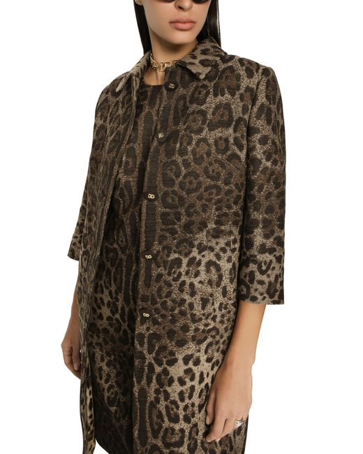 Coats > single-breasted coats Dolce & Gabbana en coloris Brown