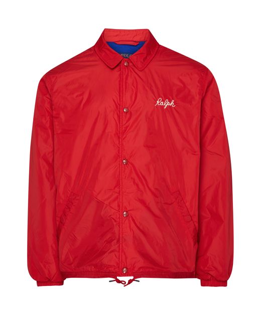 Polo Ralph Lauren Red Windbreaker Jacket for men