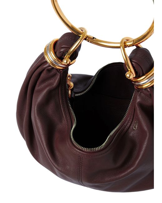 Chloé Brown Bracelet Hobo Bag