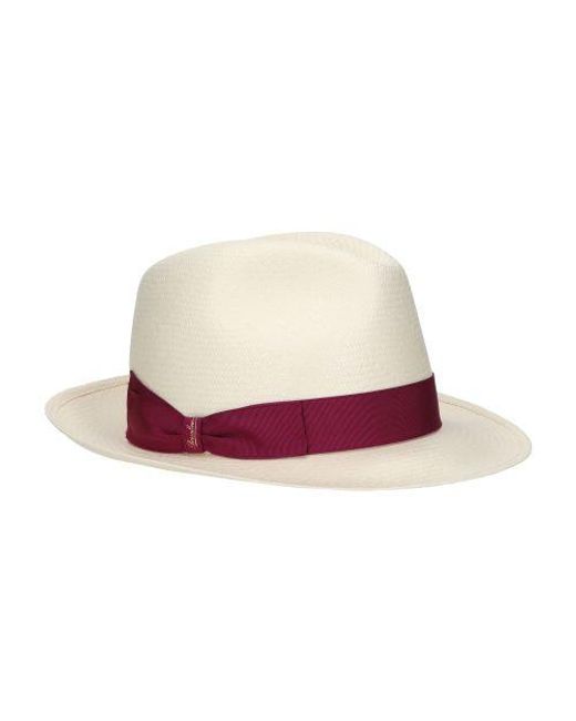 Borsalino Monica Panama Fine Medium Brim in Red Lyst Australia