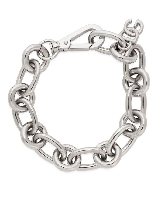Dolce & Gabbana Metallic Bracelet With Maxi Chain for men