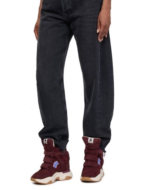 Isabel Marant Red Balskee Sneakers