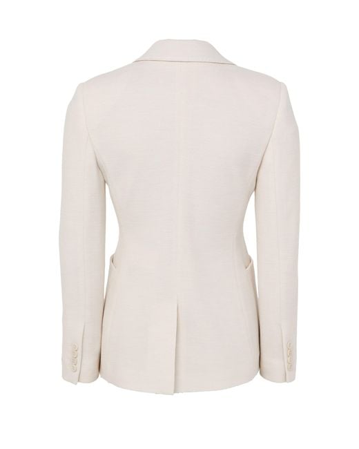 Max Mara Natural Single-Buttoned Blazer