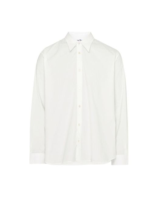 Acne White Long-Sleeved Shirt for men