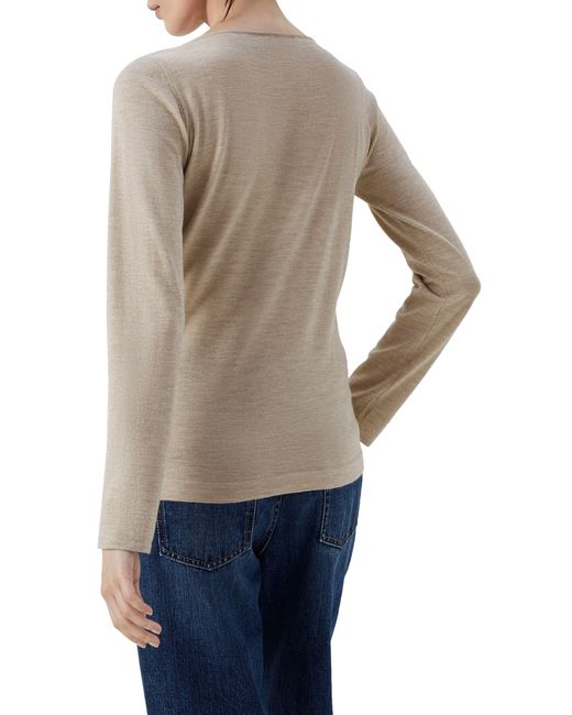 Brunello Cucinelli Natural Sparkling Sweater