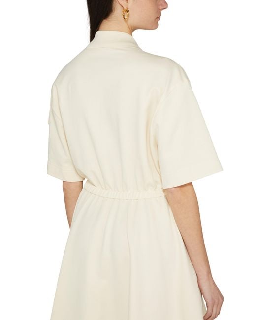 Moncler White Short Dress