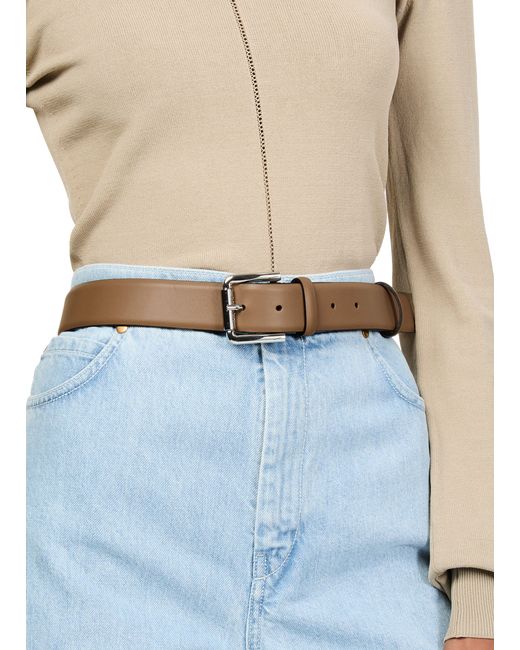 Max Mara Natural Buckle Belt