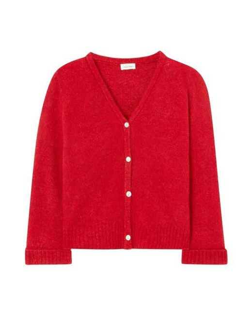 American Vintage Women's Cardigan East in Red | Lyst Canada