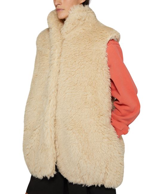 Conner Ives Natural Fur Chubby Gilet