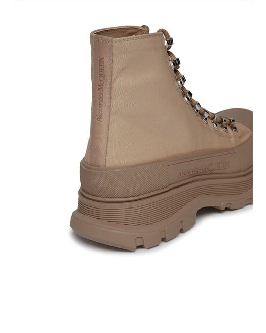 Alexander McQueen Brown Tread Slick Boots for men