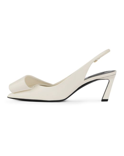 Givenchy White Pumps Mit Flechtband