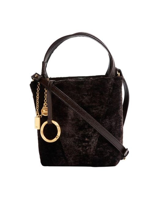 Chloé Black Chloé Spin Tote Bag