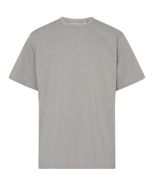 Y-3 Kurzarm-T-Shirt in Gray für Herren