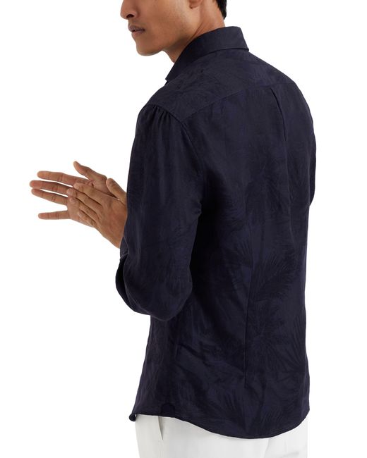 Chemise coupe slim Brunello Cucinelli pour homme en coloris Blue