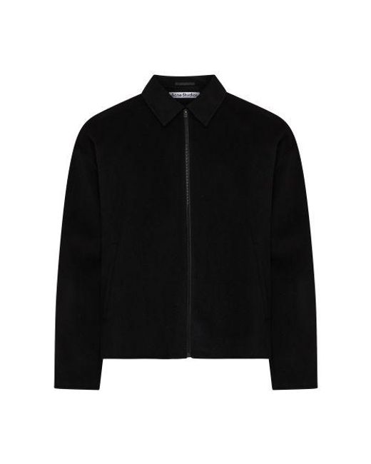 Acne Black Zippered Jacket