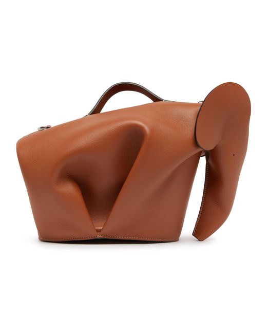 Loewe Brown Elephant-Shaped Bag for men