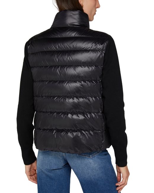 Moncler Black Bi-Material Jacket