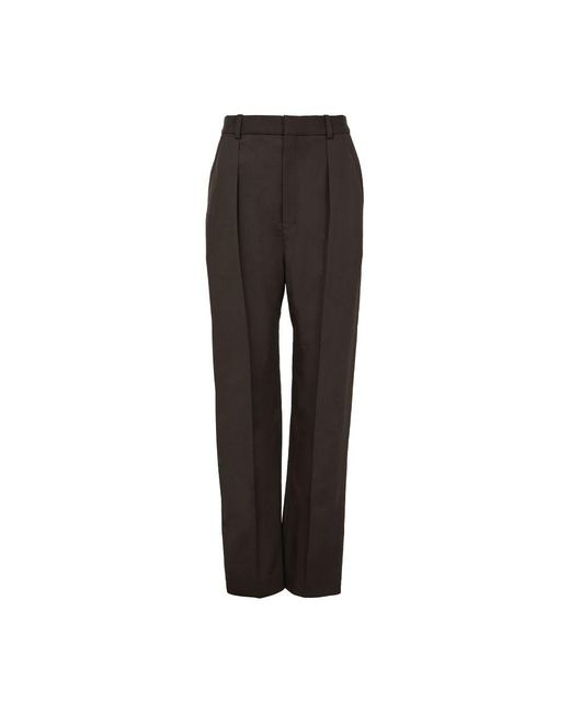 Lemaire Brown Straight Tailored Pants
