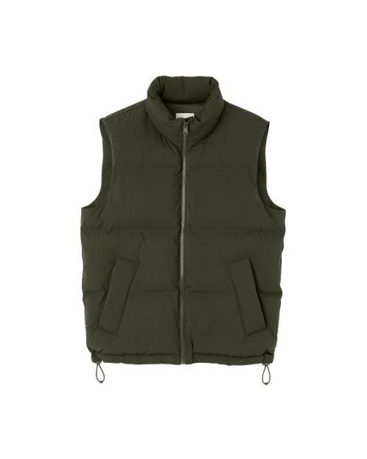 Sandro Green Sleeveless Puffer Jacket for men