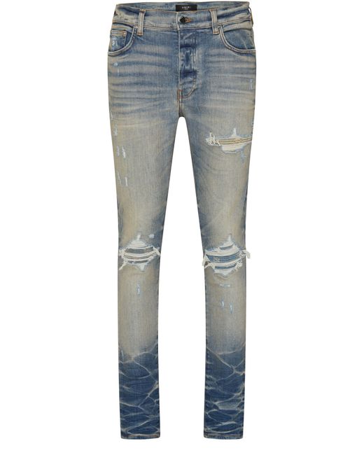 Amiri MX1 Jeans Skinny Fit Bandana Jacquard in Blue für Herren