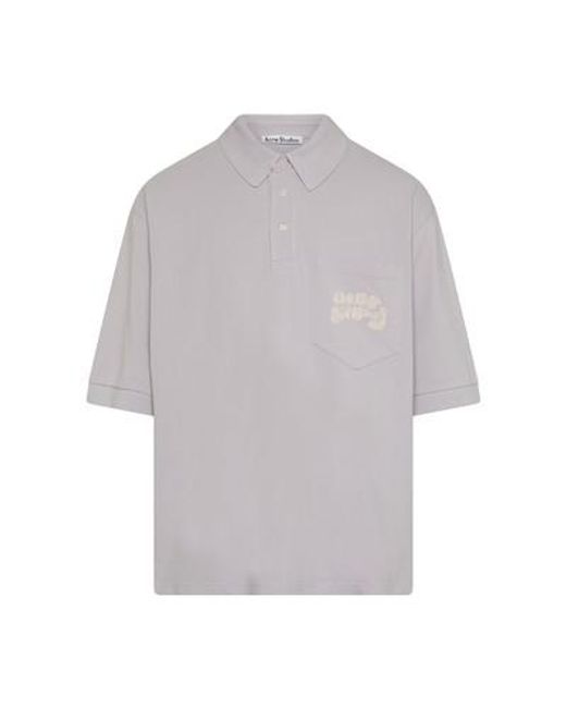 Acne Gray T-Shirt for men