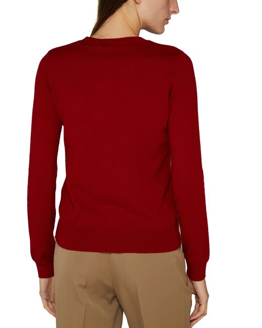 Max Mara Red Bari Wool Cashmere Sweater