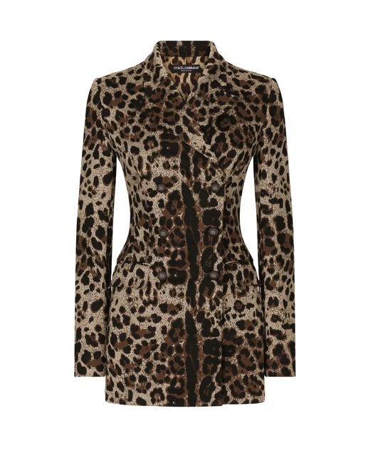 Dolce & Gabbana Black Wool Turlington Jacket