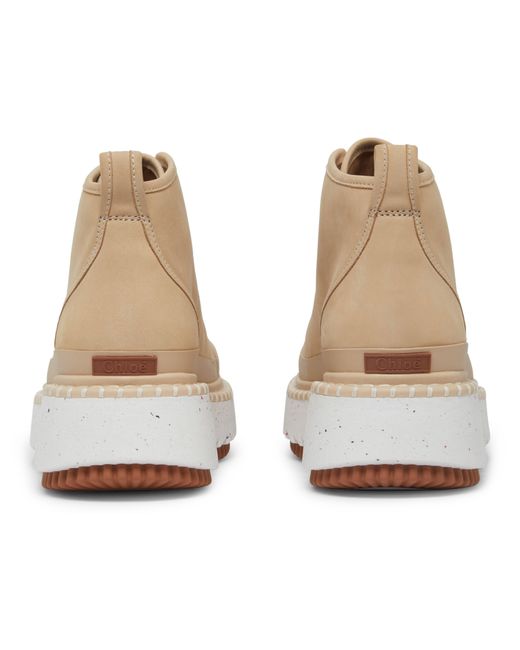 Chloé Natural Lilli Ankle Boots