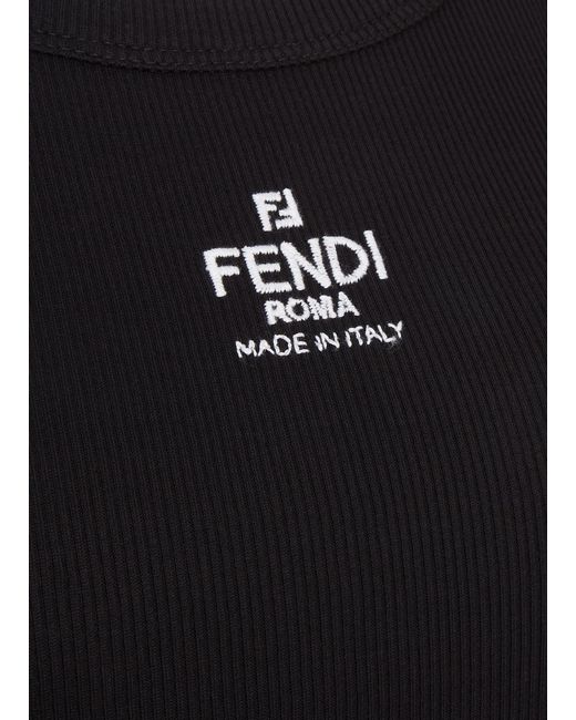 Fendi Black Knit Dress