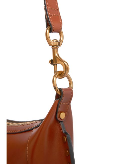 Isabel Marant Brown Oskan Moon Shoulder Bag