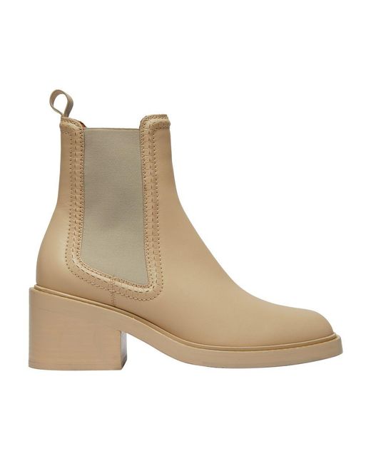 Chloé Brown Mallo Ankle Boots
