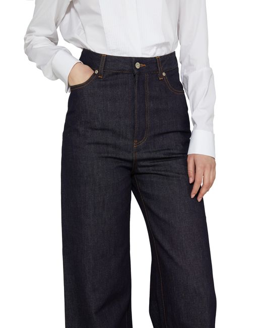 Loewe Blue Jeans mit hoher Taille