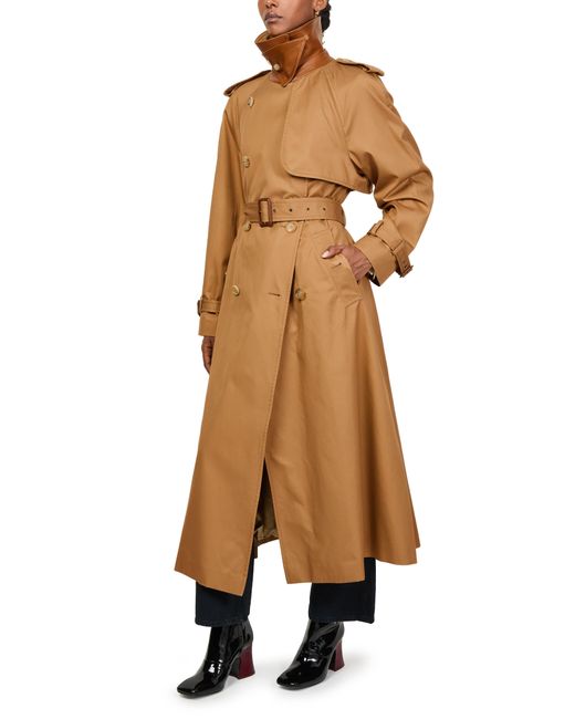 Chloé Brown Cotton Gabardine Trench