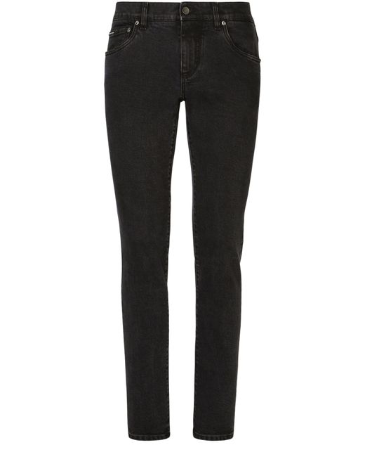 Dolce & Gabbana Stretch-Jeans Skinny Fit in Black für Herren