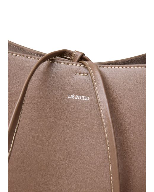 LIE STUDIO Brown Cabas-Tasche Norma