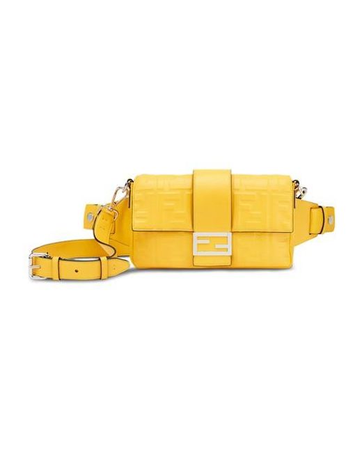 Fendi Baguette in Yellow Lyst