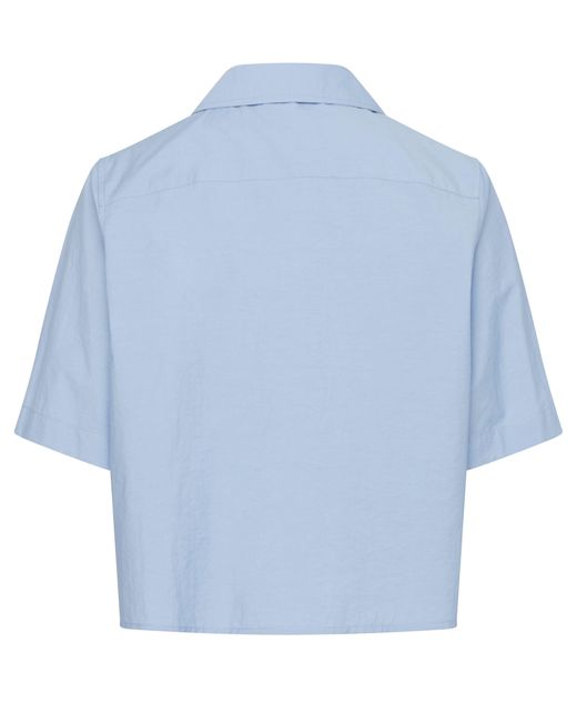 Loewe Blue Crop-Hemd