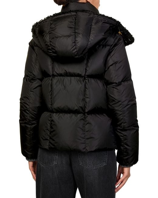 Moncler Black Castelnou Hooded Down Jacket