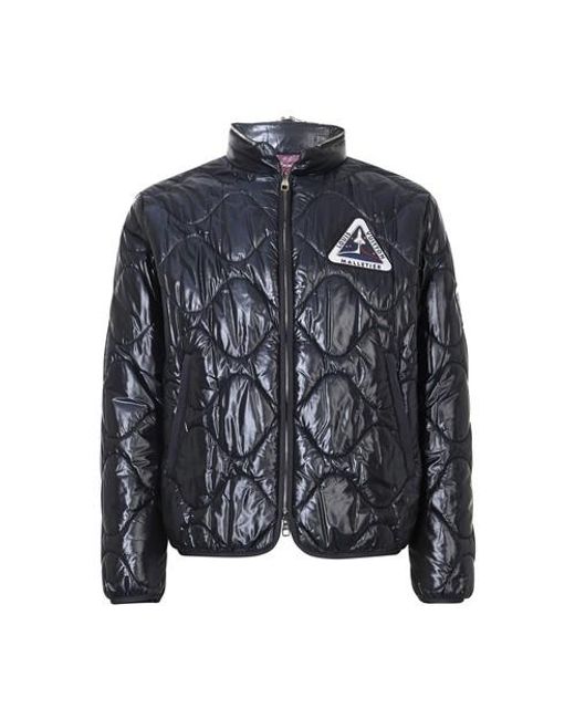 Louis Vuitton Blue Quilted Patch Blouson With Packable Hood for men