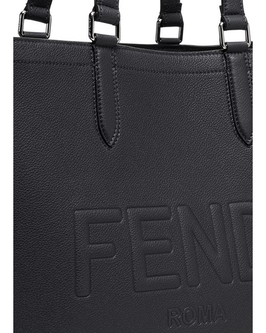 Fendi Shopper Roma Leather tasche in Black für Herren