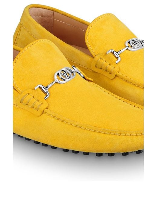 Louis Vuitton Lv Porto Vecchio Moccasin in Yellow for Men