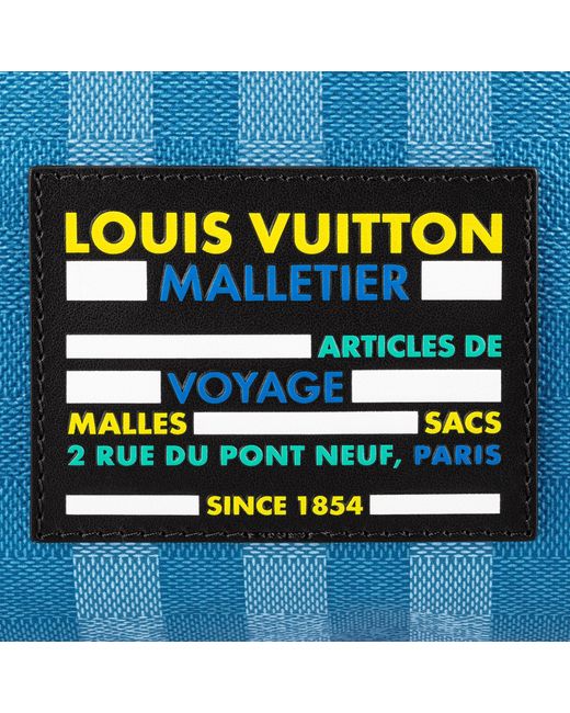 Louis Vuitton Discovery Rucksack in Blue für Herren