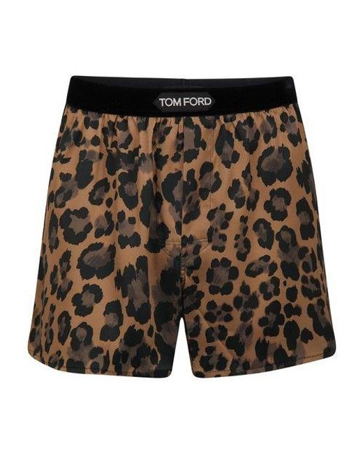 Tom Ford Boxer Shorts With Logo in Light Brown (Black) for Men | Lyst