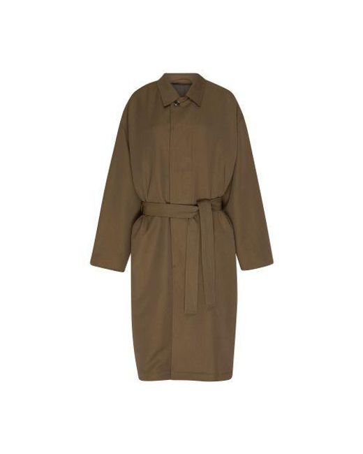 Lemaire Natural Coat With Belt
