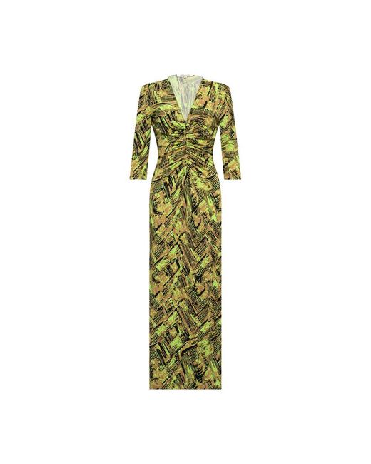 Diane von Furstenberg Green Alba Dress
