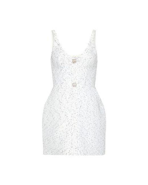 David Koma White Mini Dress