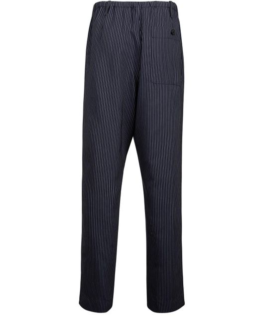 Dries Van Noten Striped Trousers in Navy (Blue) for Men - Lyst