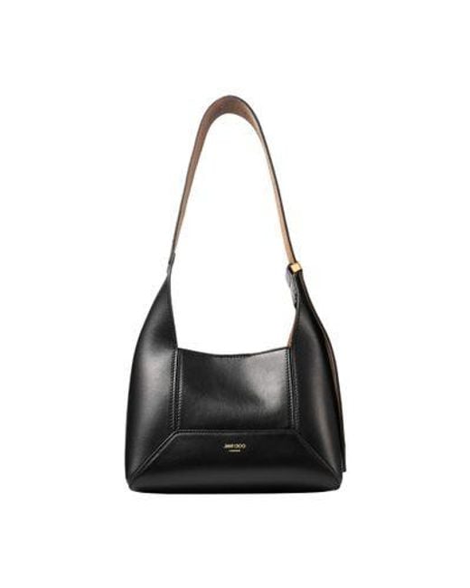 Jimmy Choo Black Hobo Diamond Bag